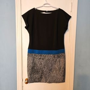 Anne Klein color block dress 14